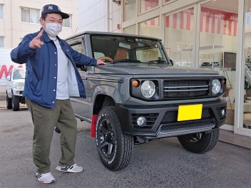 東京都にお住いのK様に、ジムニー EURO-Rをご納車いたしました。